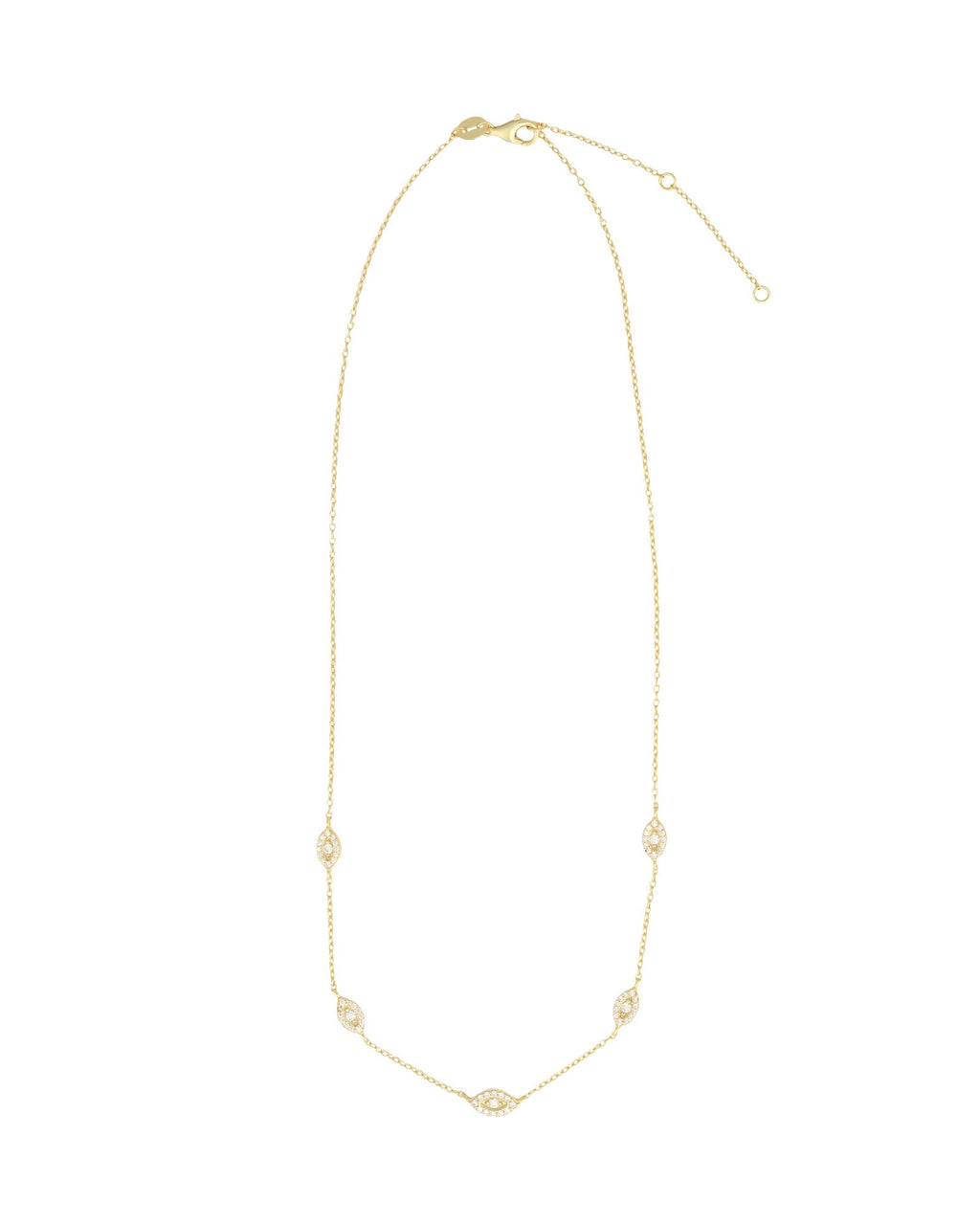 Evil Eye Station Necklace