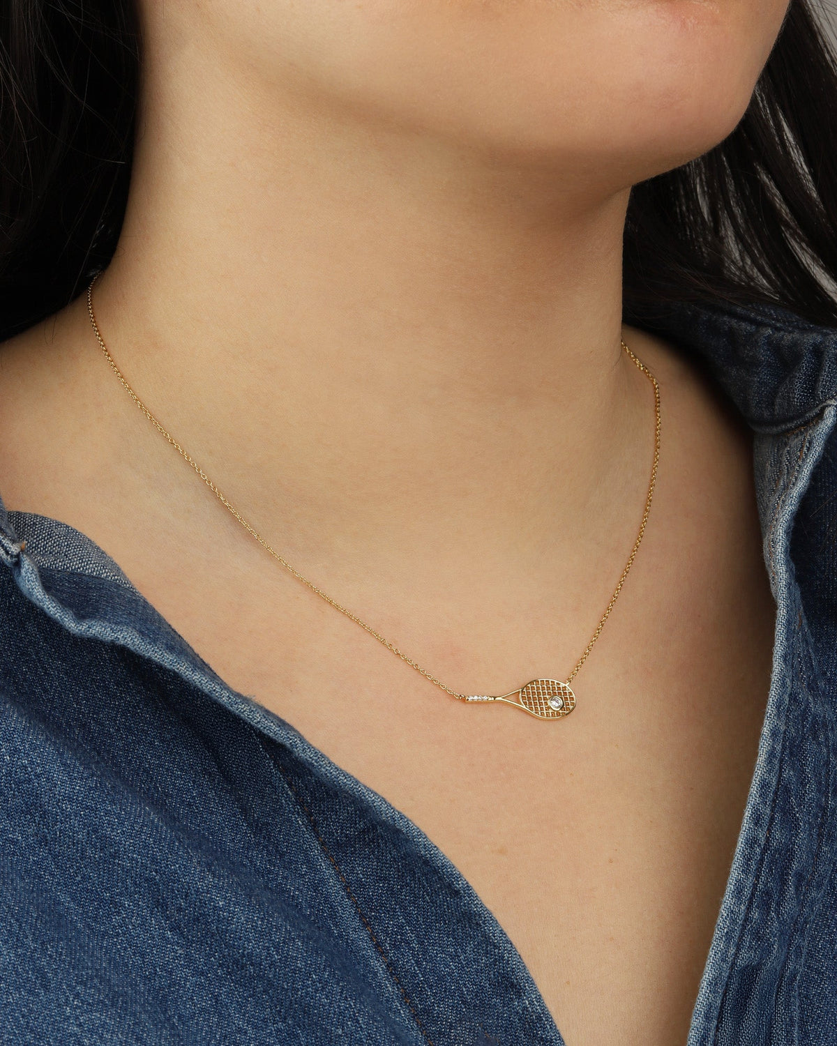 Courtside Pendant Necklace
