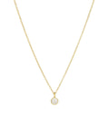 Solitare Bezel Necklace