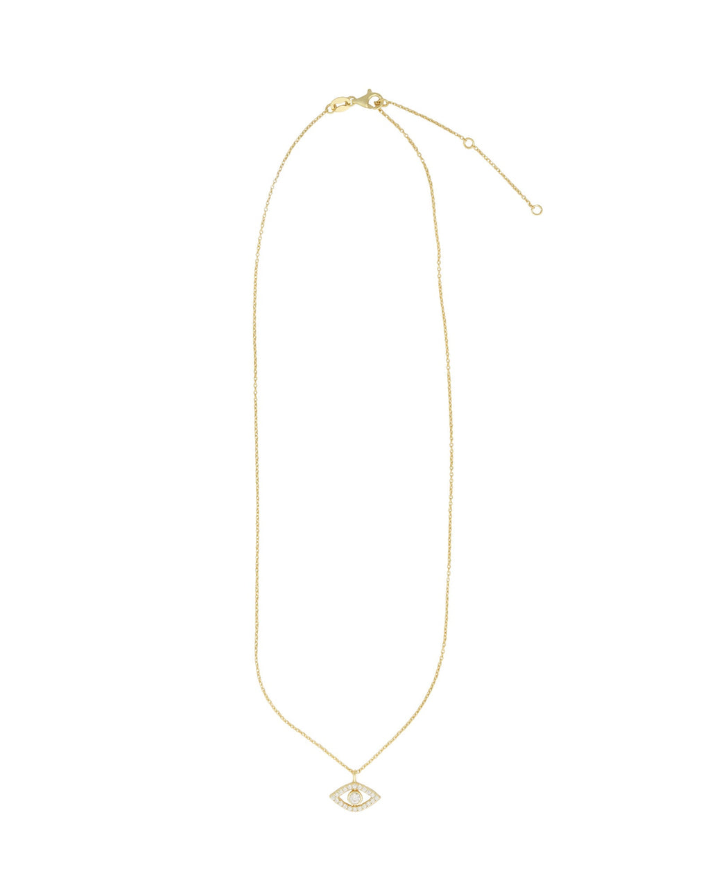 Evil Eye Bezel Necklace
