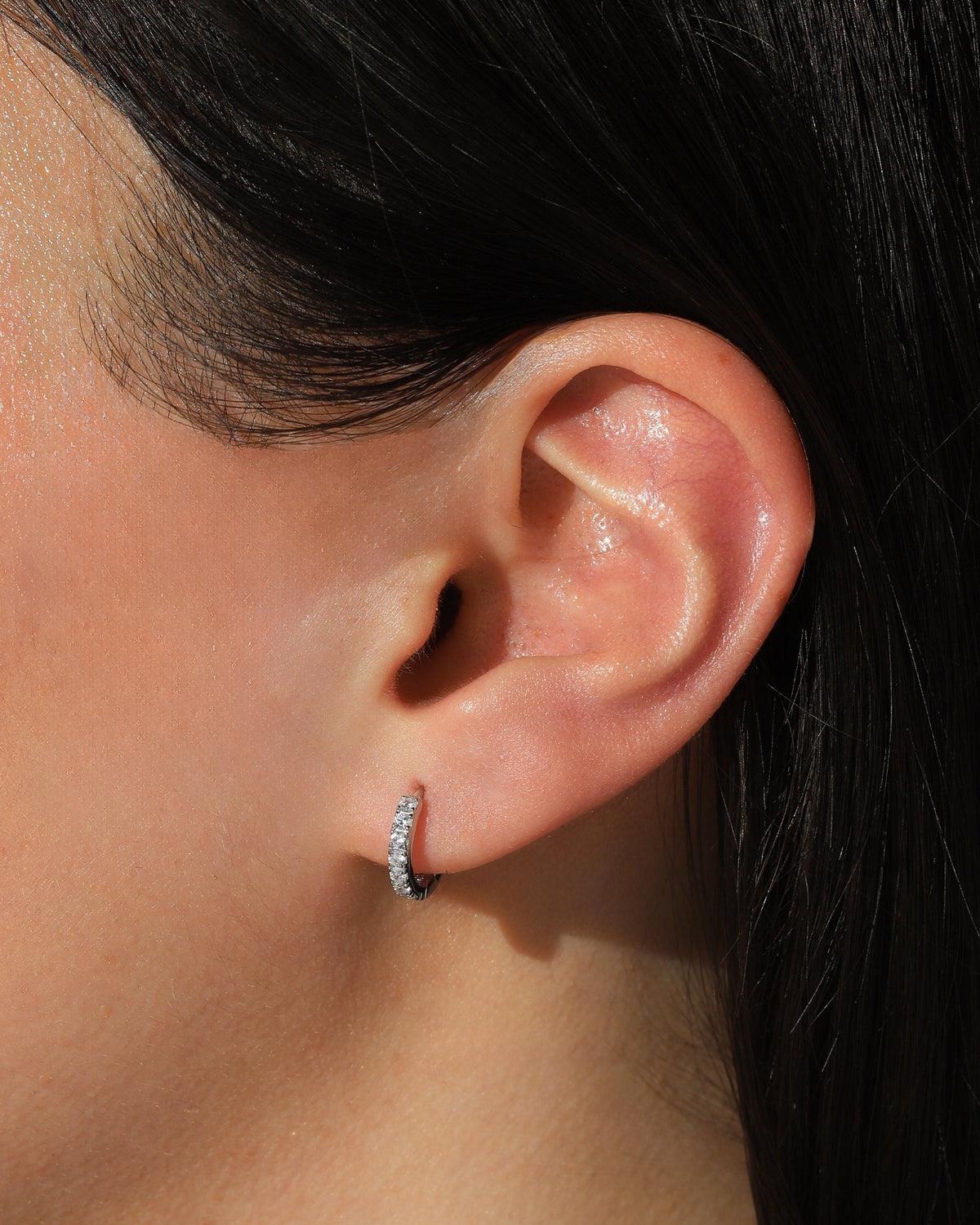 Classic CZ Huggies | 12mm