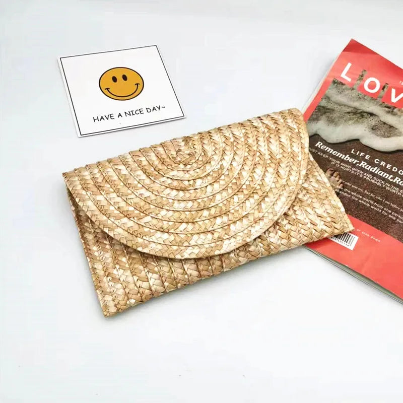 Gold Sequin Party Clutch