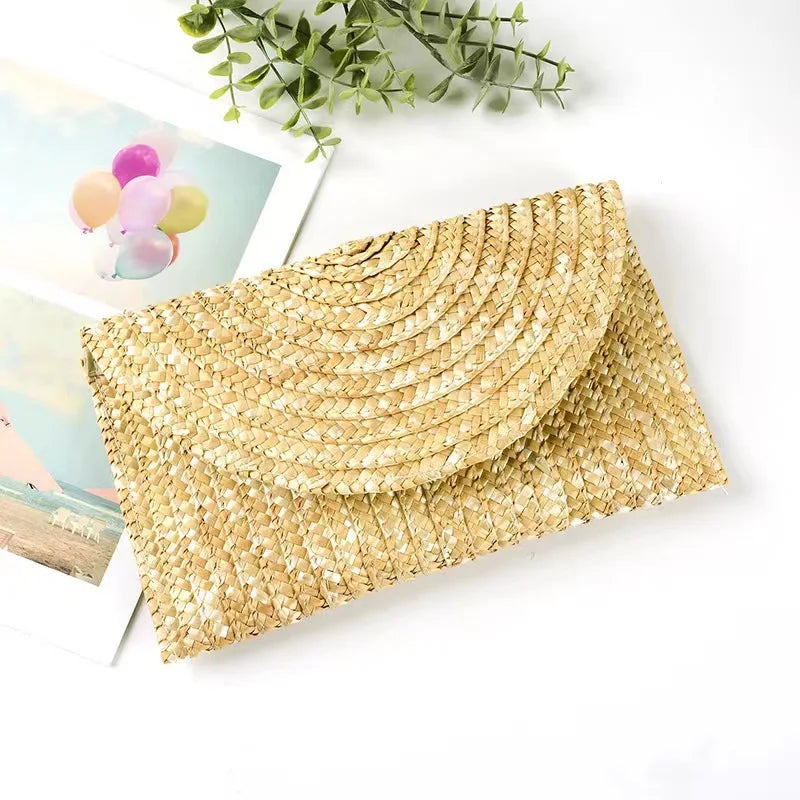 Gold Sequin Party Clutch