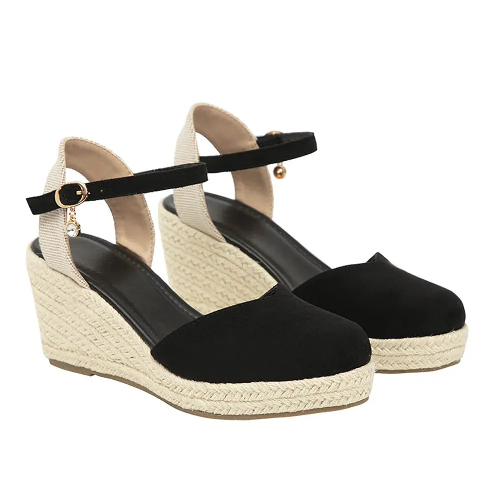 Bohemian Mules with Wedge Soles
