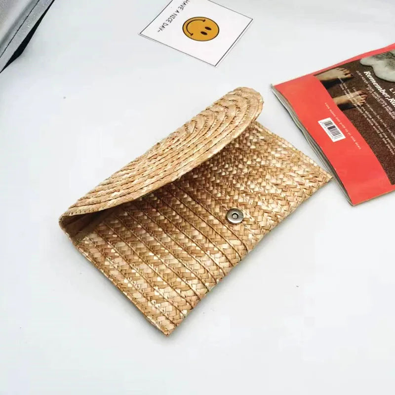 Gold Sequin Party Clutch