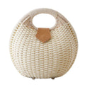 Round Shell Basket Bag