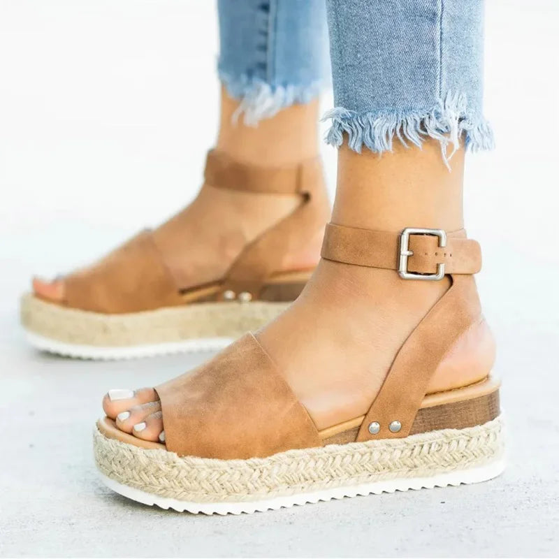 Sandanles Boheme Brown Suede
