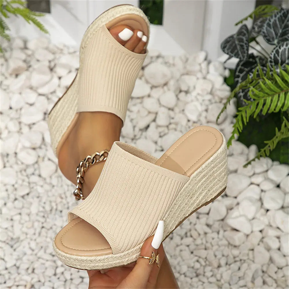 Espadrilles with Platform Soles