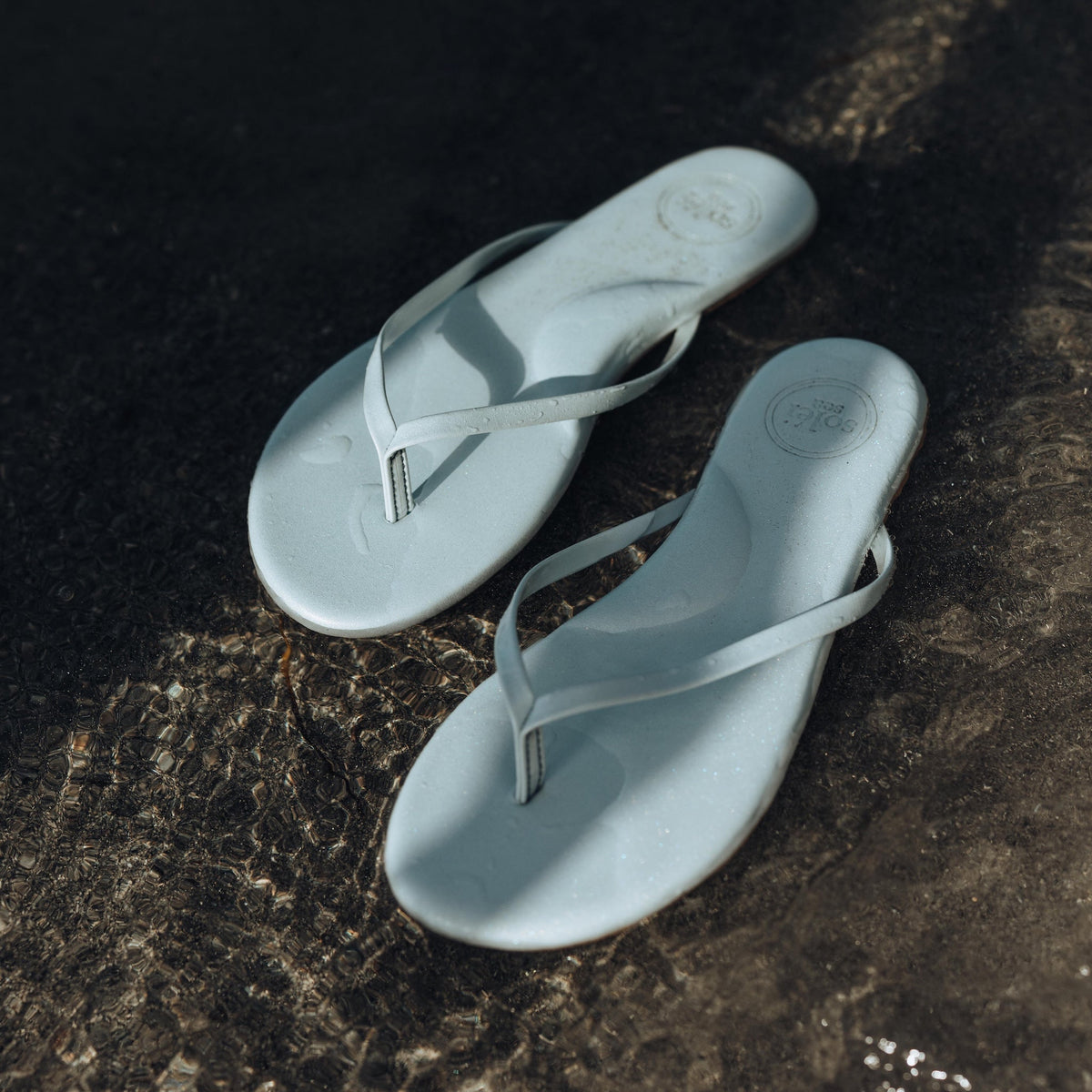 Blue Sky Metallic Indie Sandals