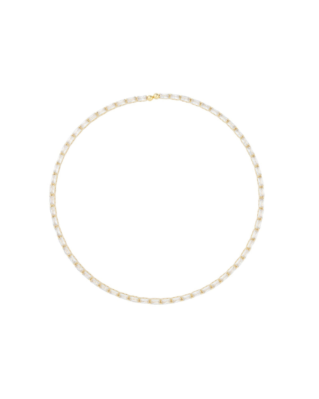 Baguette Crystal Choker