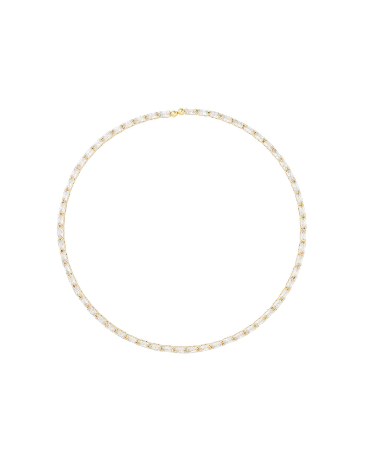 Baguette Crystal Choker
