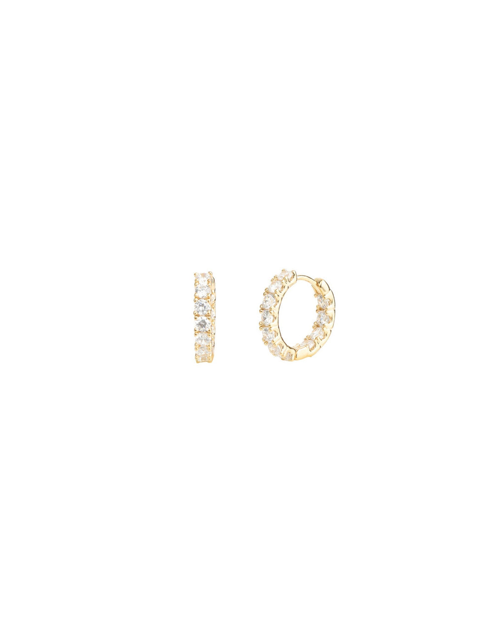 Pavé Huggies | 15mm