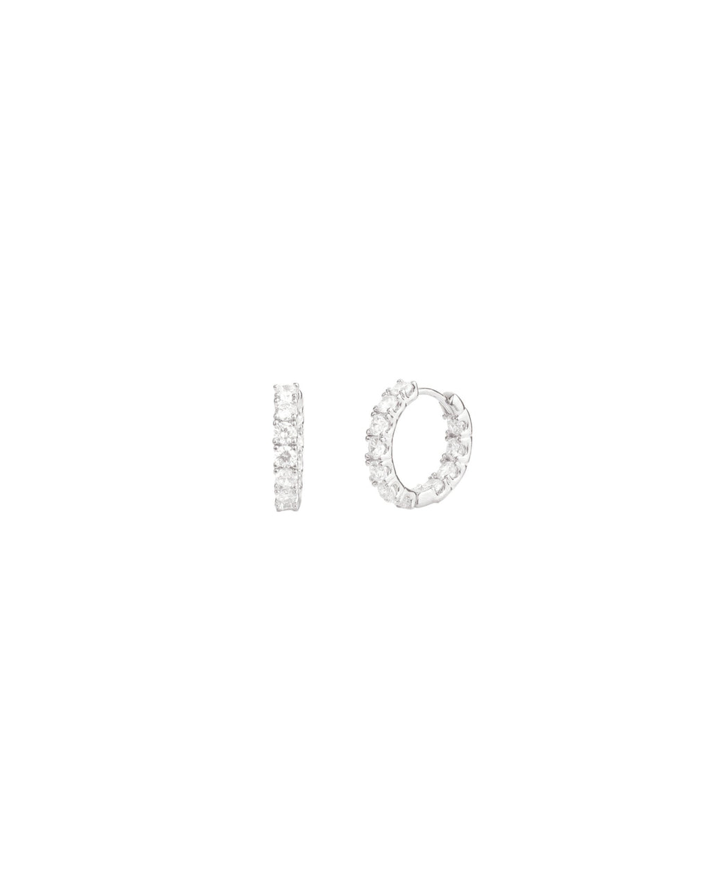 Pavé Huggies | 15mm