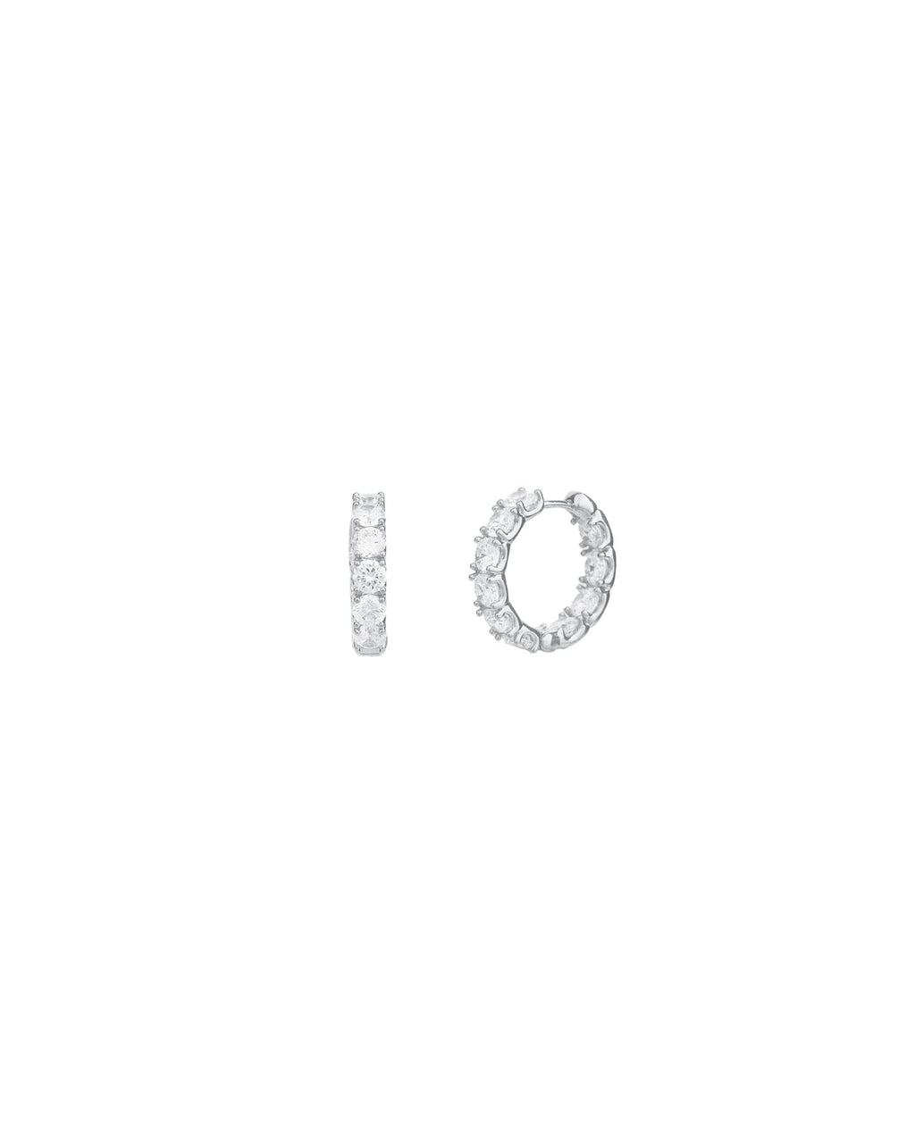 Double Vision CZ Huggies | 20mm