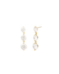 Gradual Trio Crystal Earrings