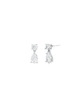 Small Round + Teardrop  Earrings