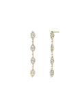 Crystal Marquise Cluster Drop Earrings