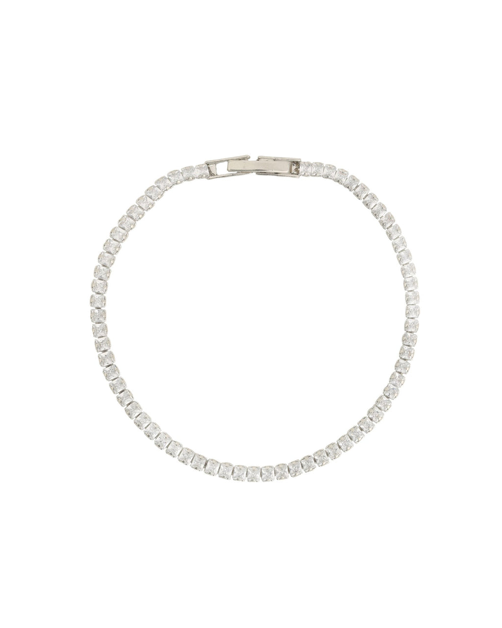 Square Crystal Tennis Bracelet | 2.5mm