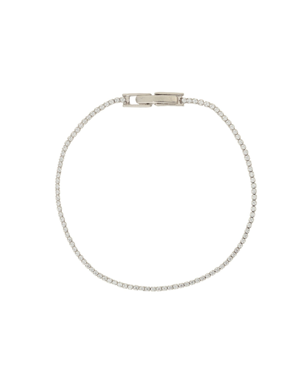 Round Crystal Tennis Bracelet | 1.3mm