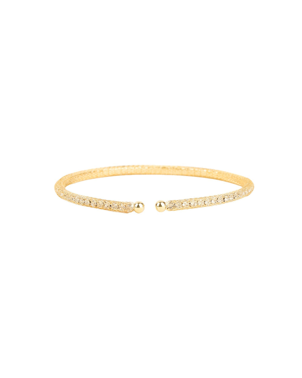 Mesh Round Crystal Cuff