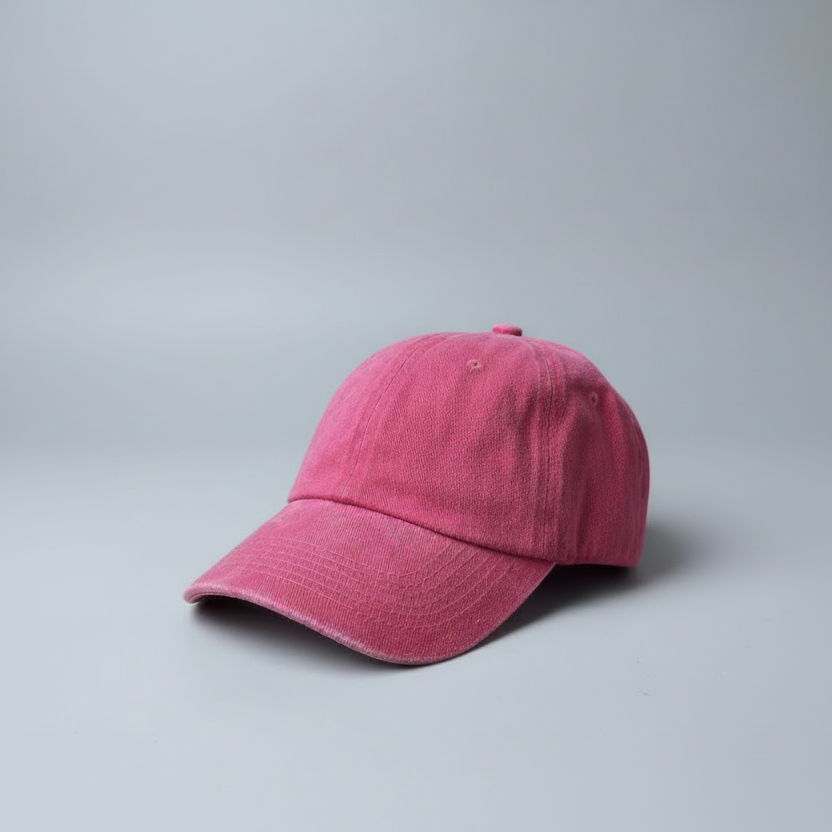 Classic Red Washed Cotton Cap