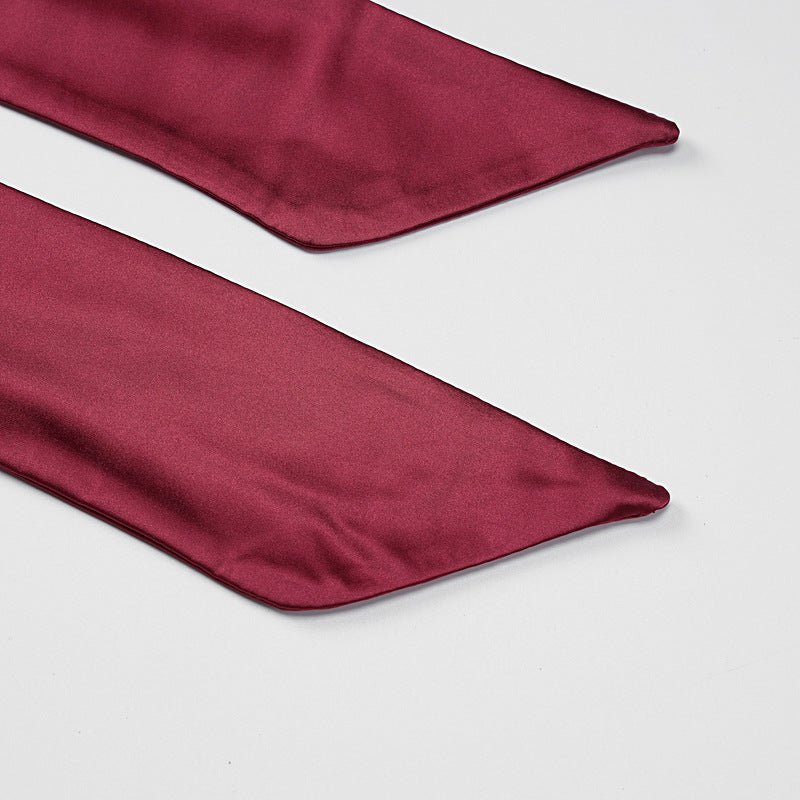 The Sultry Grace | Solid Color Halter Backless Maxi Dress