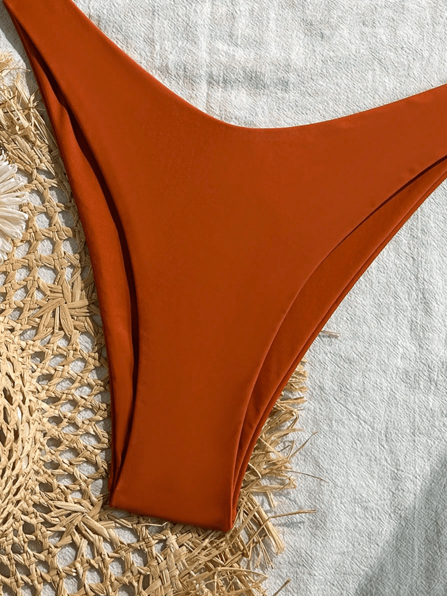 Malibu Bikini – Triangular Halter Top with Adjustable Straps