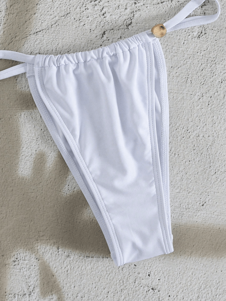Rubí Bikini – Underwire Top with Gold Accents