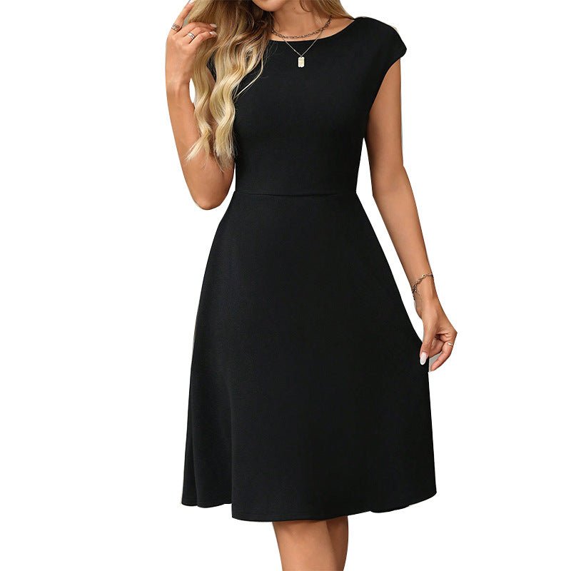 Bodycon waist A-shaped dress for women