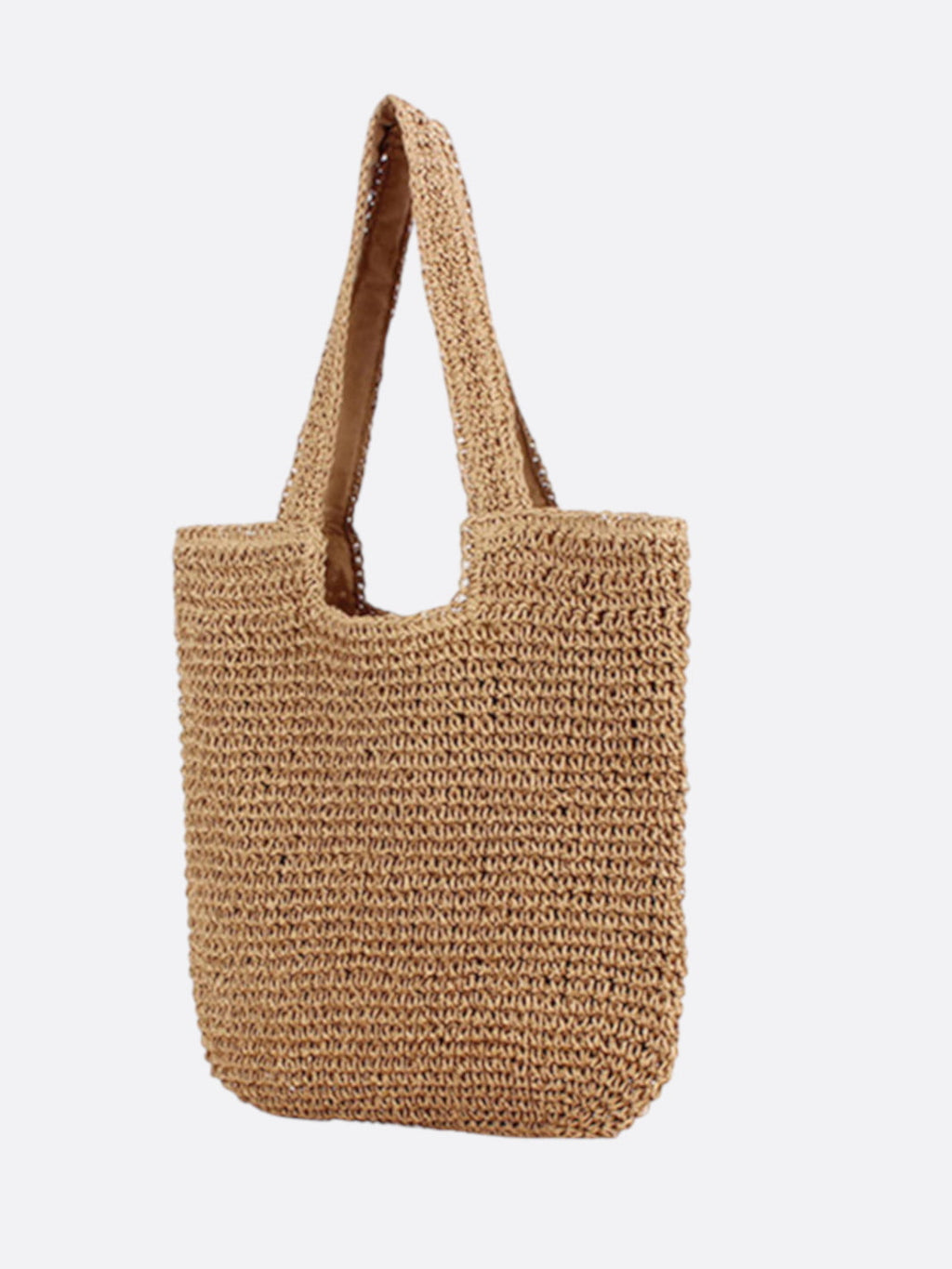 Straw shopping bag