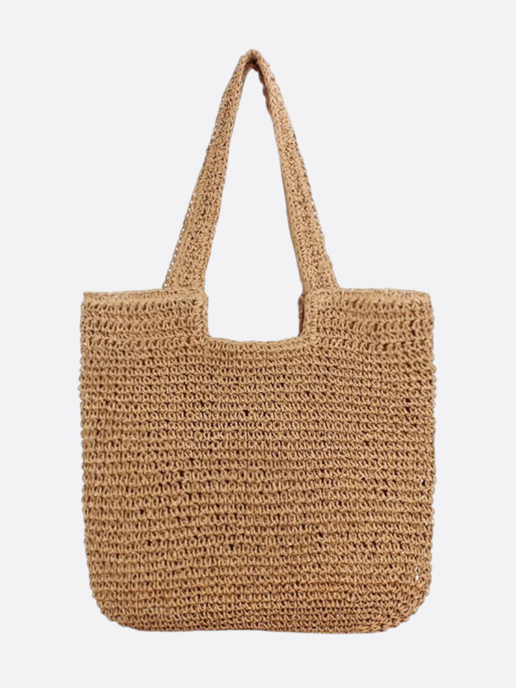 Straw shopping bag