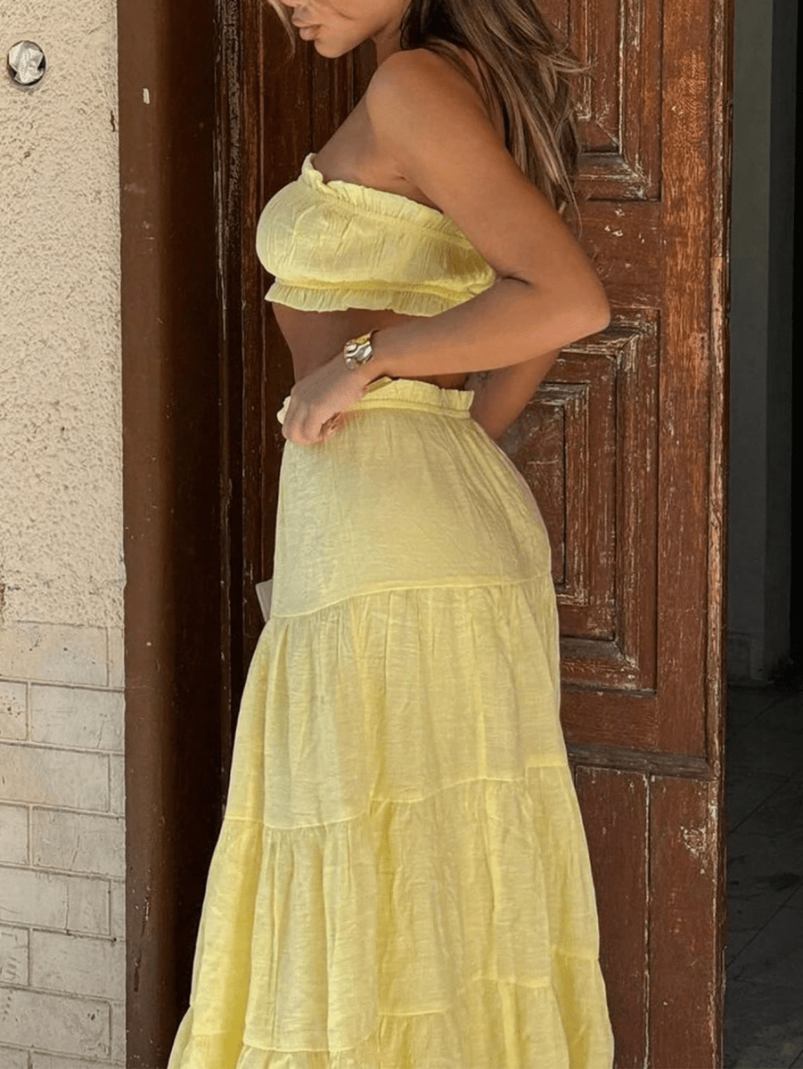 Bohème Set – Bandeau Top and Maxi Skirt
