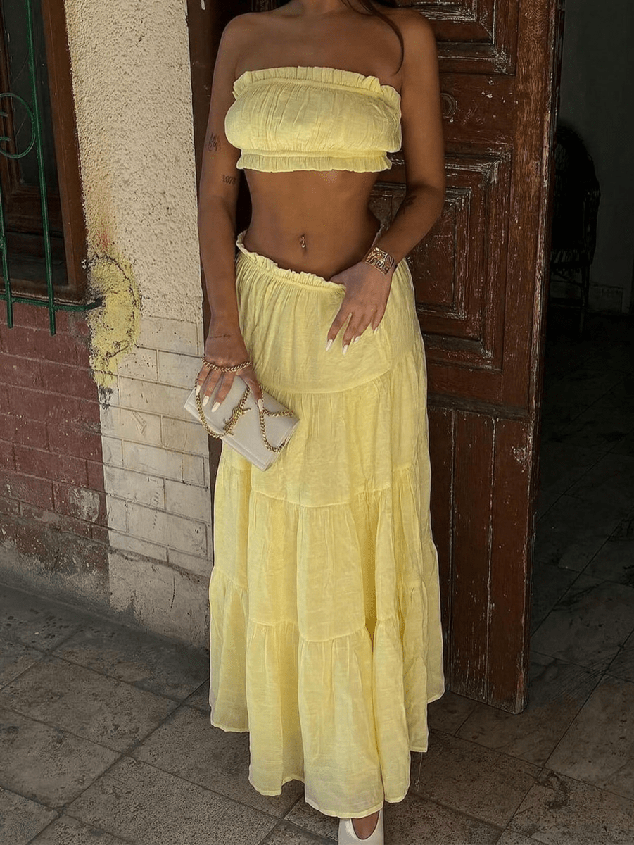 Bohème Set – Bandeau Top and Maxi Skirt