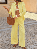 Two-Piece Casual Set Made of Pure Cotton