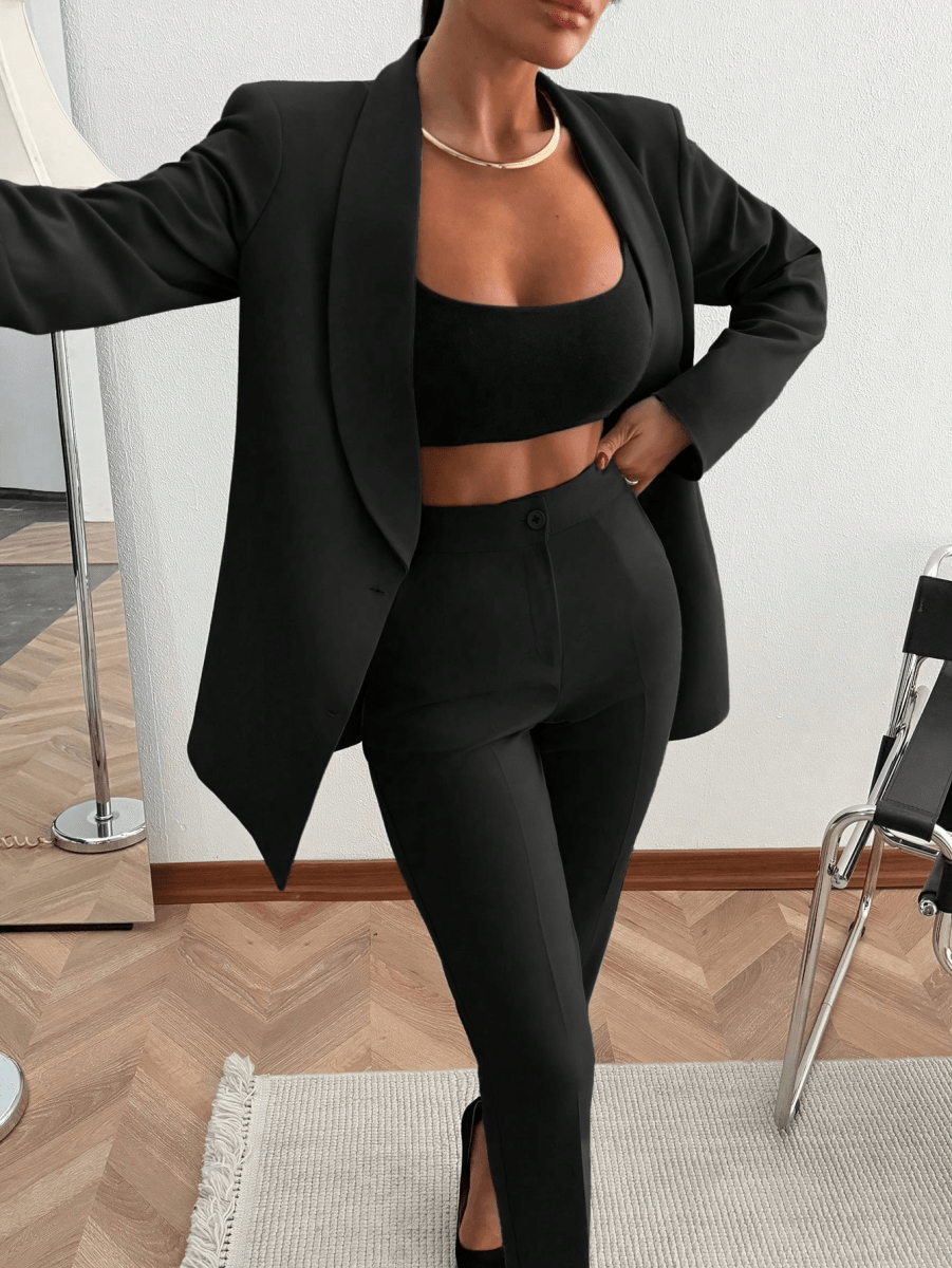 Monaco Set – Double-Breasted Blazer with Suit Pants