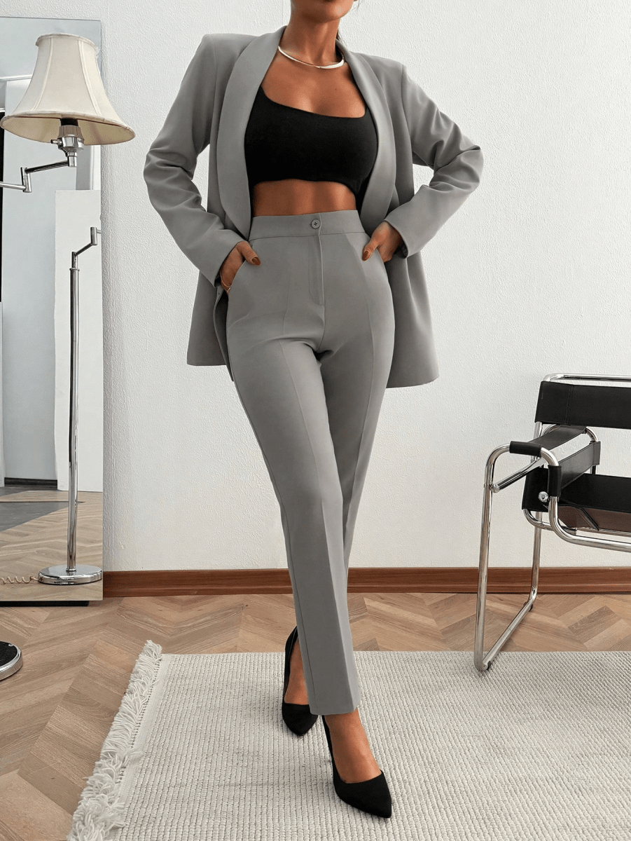 Monaco Set – Double-Breasted Blazer with Suit Pants