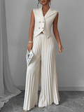 Versailles Set – Blazer Vest with Pleated Pants