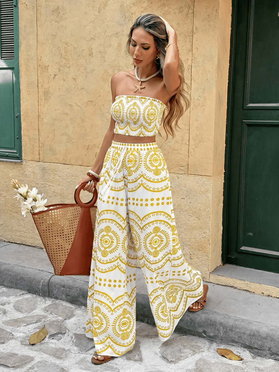 Côte d'Or Medallion Two-Piece Bohemian Set