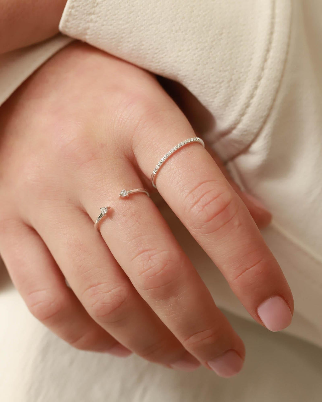 CZ Open Ring