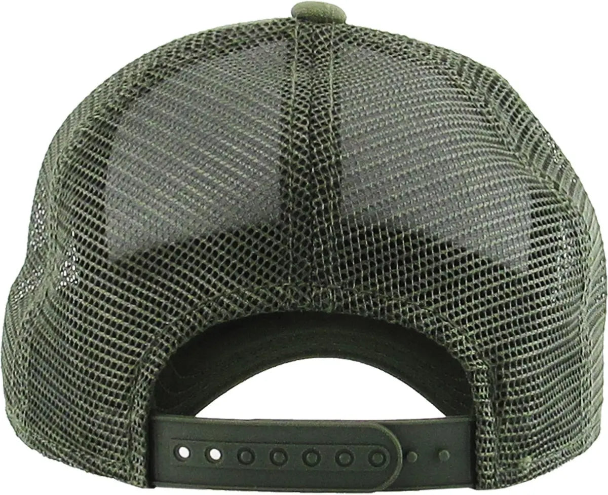 Olive Classic 5 Panel Mesh Back