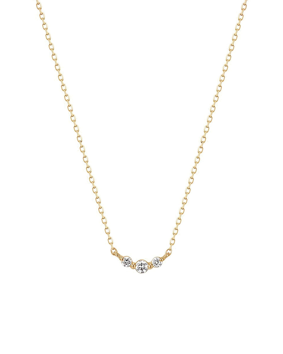 Graduated CZ Necklace