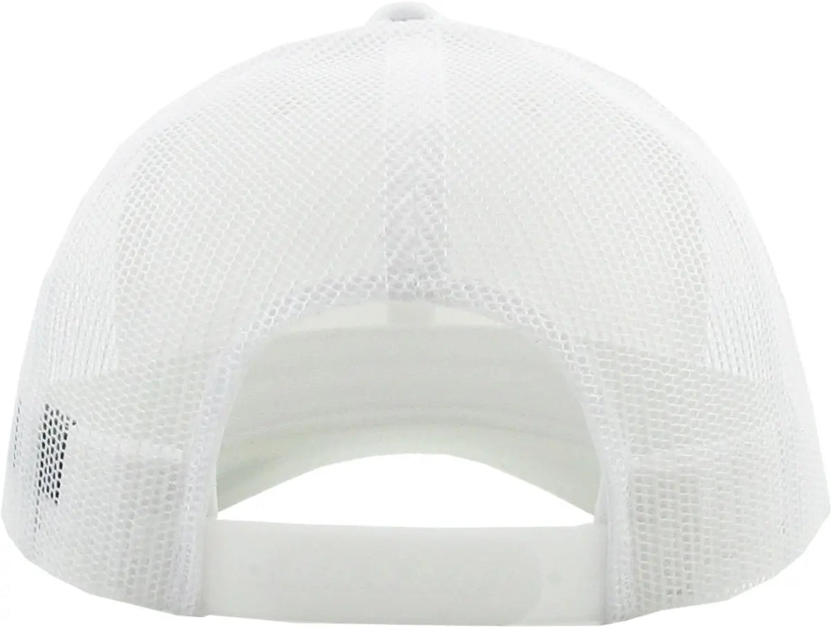 White Classic 6 Panel Mesh Back