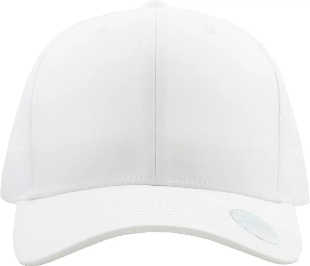 White Classic 6 Panel Mesh Back