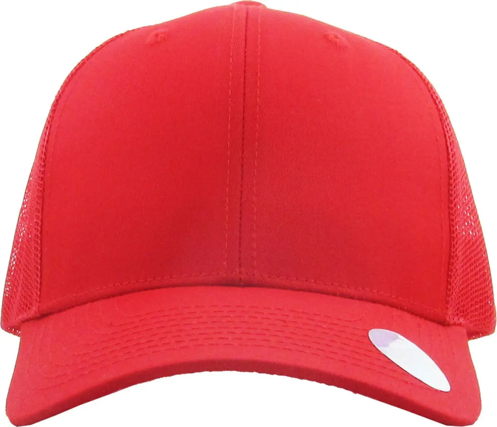 Full Red Classic 6 Panel Mesh Back