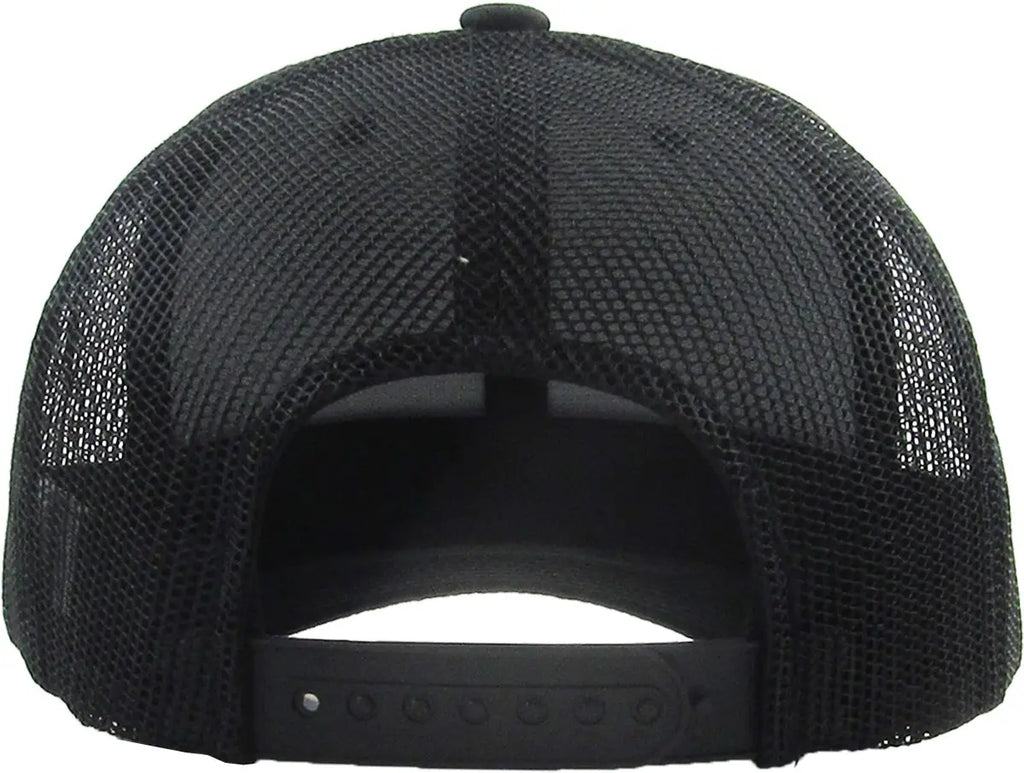 Full Black Classic 6 panel Mesh Back