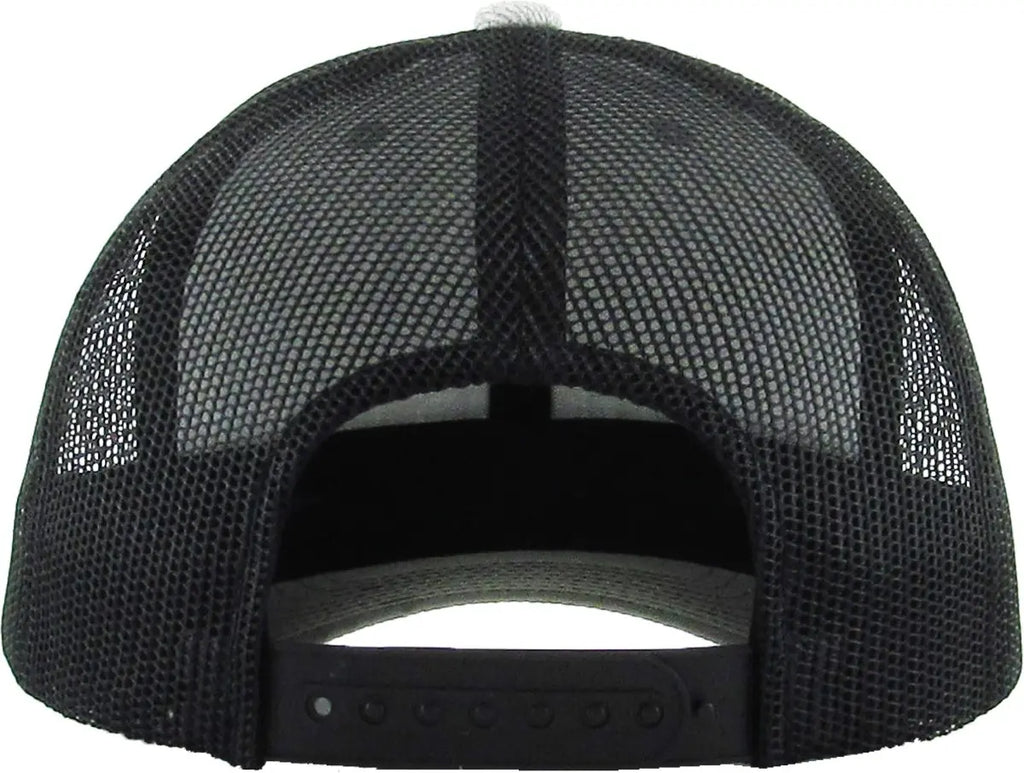 Black-Grey Classic 6 Panel Mesh Back