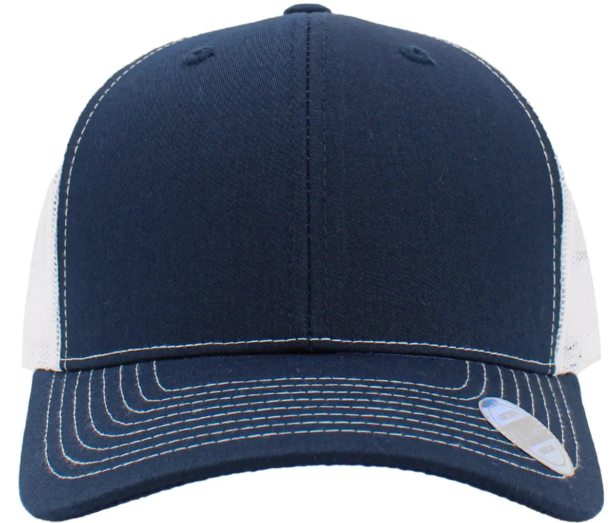 Navy-White Classic 6 Panel Mesh Back