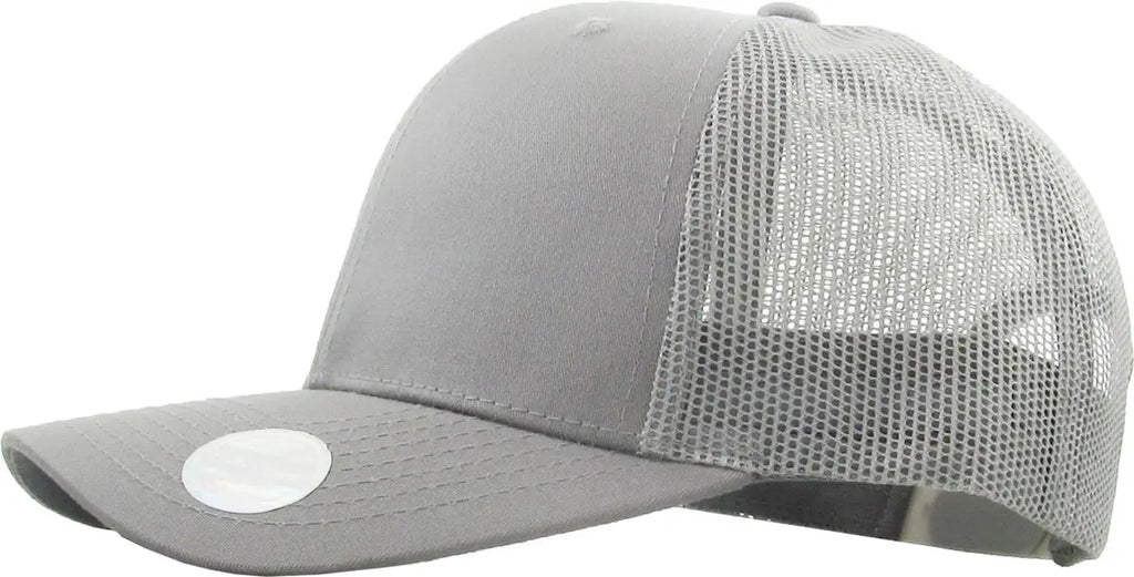 Full Grey Classic 6 Panel Mesh Back