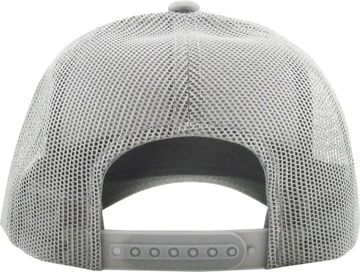 Full Grey Classic 6 Panel Mesh Back