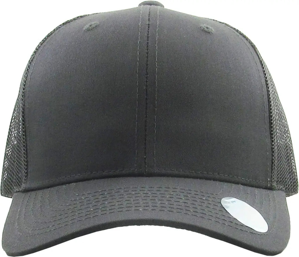 Grey Classic 6 Panel Mesh Back